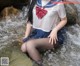 Coser @ 白 烨 Vol.013: 湿身 JK 水下 版 (98 photos)